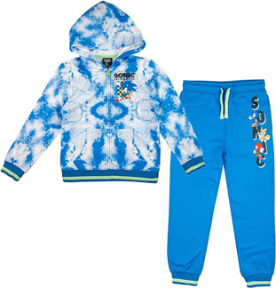 Bio World Blue Hoodie Jogger Set