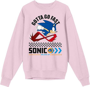 Gotta Go Fast Pink Mens Sweat Shirt